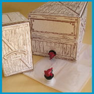 Cider bag in boxes